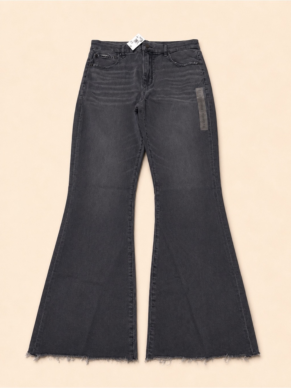 American Eagle Outfitters Black High-Rise Flare Jeans